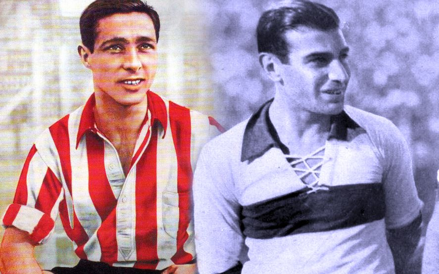 Zozaya, ídolo de Estudiantes, y Varallo, campeón con Gimnasia, jugaron esa Final para Argentina.