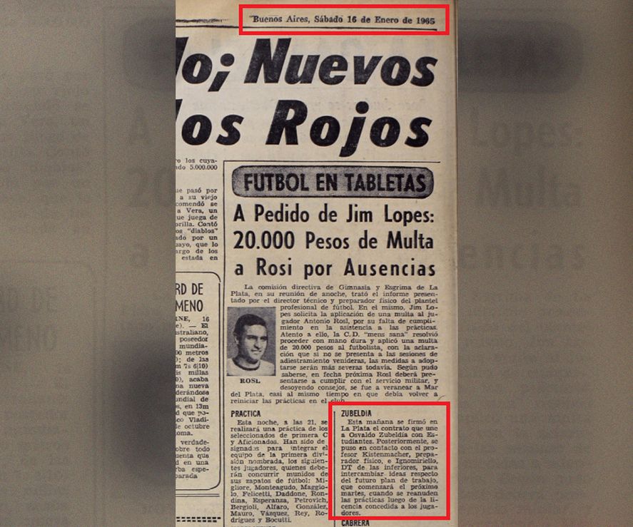 La publicación de Crónica en su edición vespertina del sábado 16 de enero. La publicación de Crónica en su edición vespertina del sábado 16 de enero.