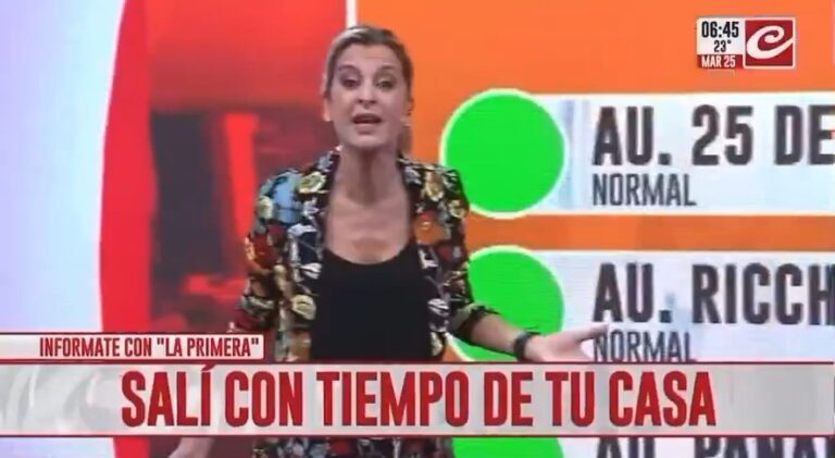 Caos en Crónica TV: Una conductora abandonó el noticiero en pleno vivo