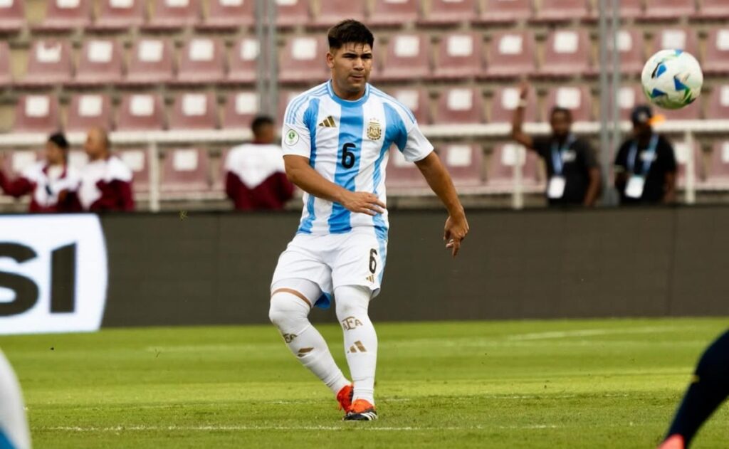 Juan Manuel Villalba en el Sudamericano Sub 20