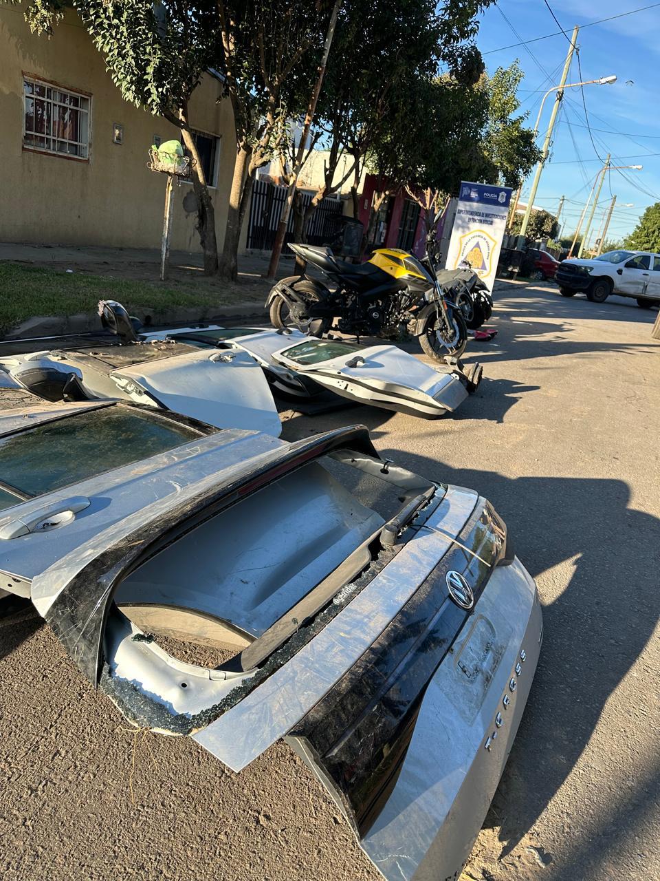 Autopartes, motos, un cuatriciclo y celulares, lo secuestrado