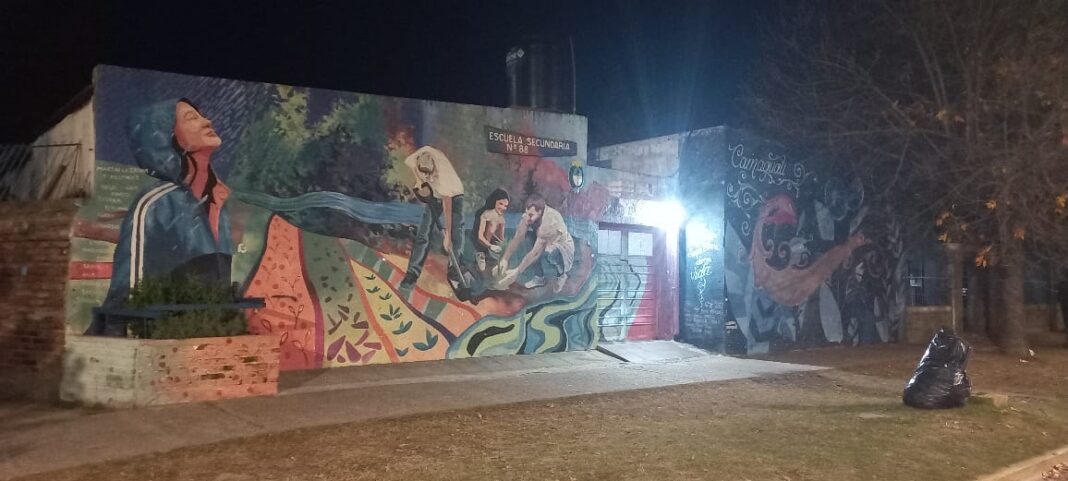 En esta Escuela Secundaria se vivieron momentos de tensión