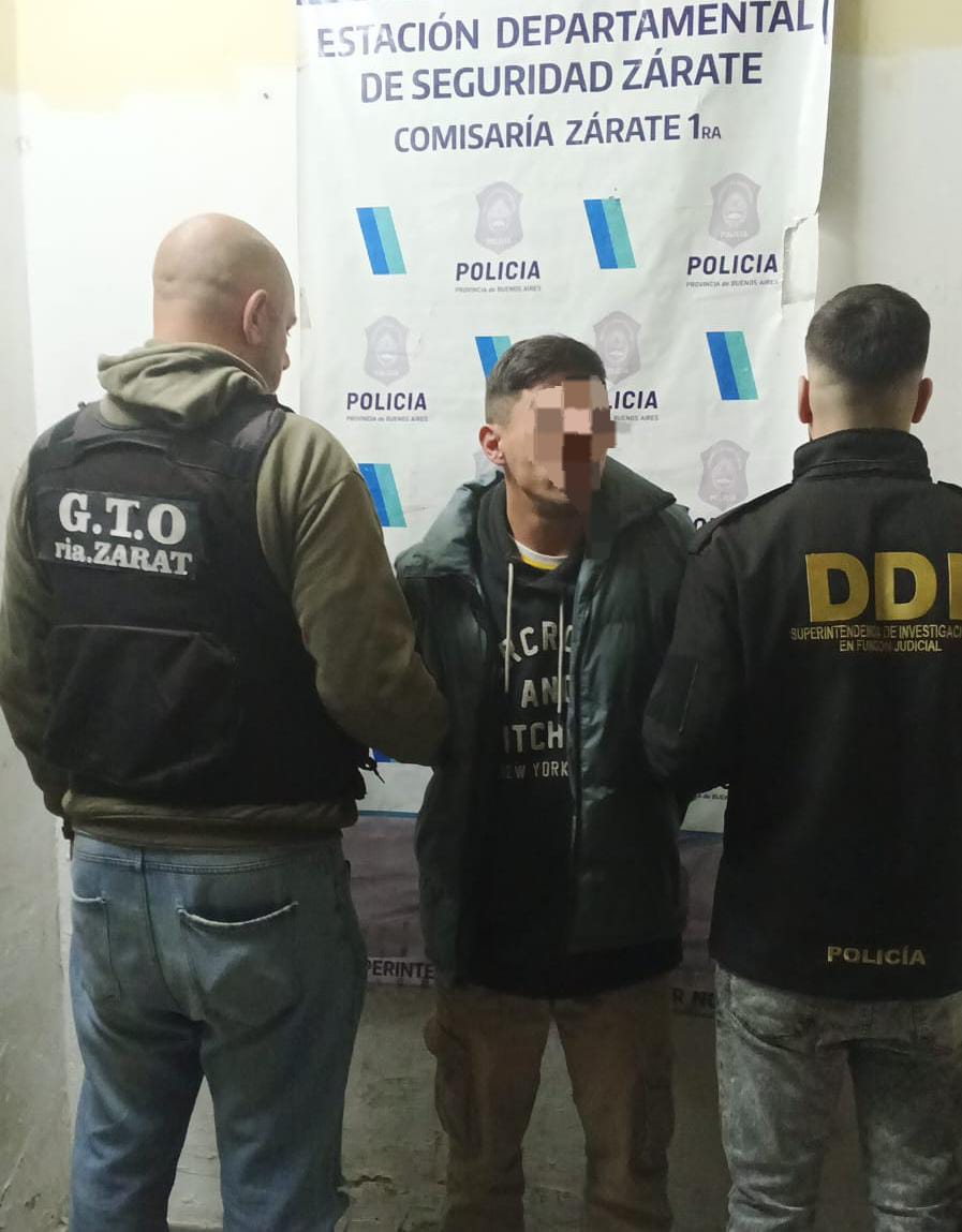 El hombre de 32 años detenido por el asesinato en Zárate