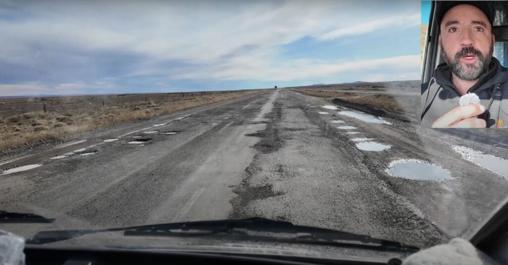 Un youtuber mostró el estado de la Ruta 40 y es viral: "Es un desastre ...