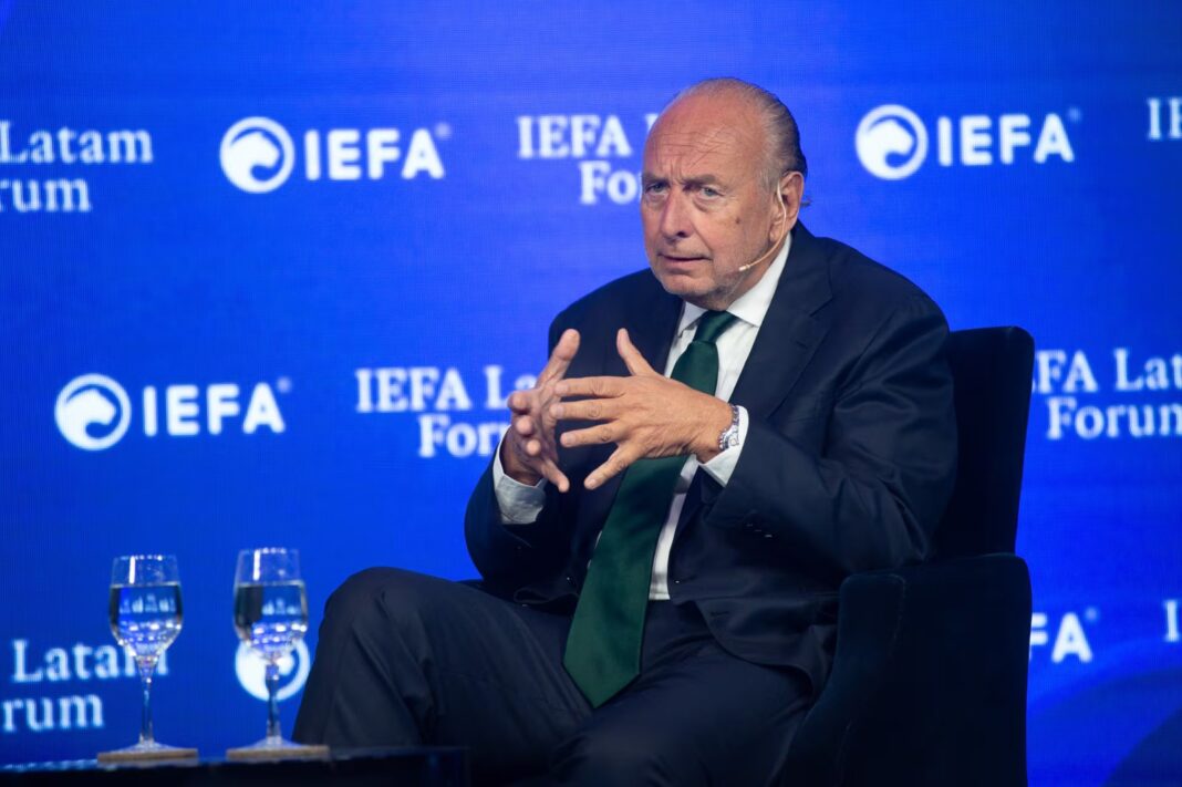 José Luis Manzano en el IEFA Latam Forum, empresario y exfuncionario argentino.