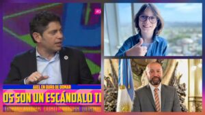 Kicillof fustigó a Spagnuolo, el funcionario echado que filtró audios de coimas de Milei y Menem