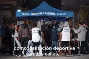 “Gimnasia contra el Frío”: la valiosa campaña social que lleva adelante el Lobo