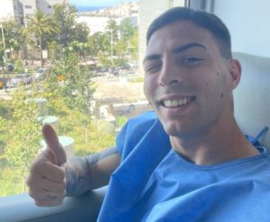 Siempre positivos: el mensaje de Ivo Mammini en sus redes tras una nueva operación de rodilla
