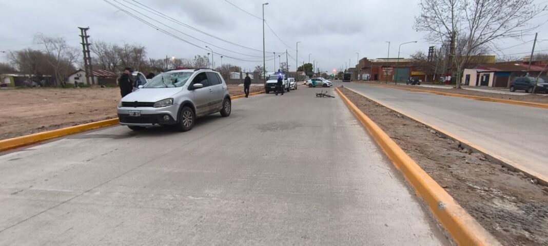 El accidente fue en Rivadavia y Güemes