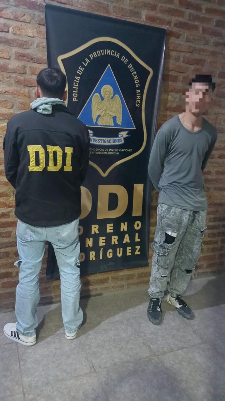 El joven detenido en Moreno