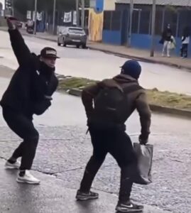 Pelea con facas en Puerta de Hierro: un duelo “tumbero” que quedó filmado y se viralizó