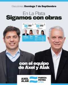 Fuerza Patria presentó la boleta de Julio Alak en La Plata rumbo a las elecciones del 7 de septiembre