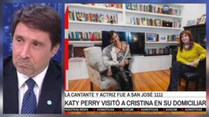 El papelón de Feinmann al creer que Cristina Kirchner recibió a Katy Perry