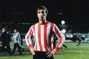 La foto de Bilardo con la camiseta de Estudiantes que se volvió viral