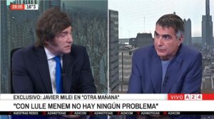 Milei con Laje en TV: entre la victimización, las “fichas negras” peronistas y la defensa a Karina