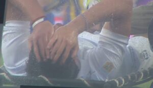 Otra alarma para Gimnasia: Di Biasi salió llorando y con mucho dolor en la rodilla