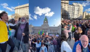 Con pogo y Jijiji de fondo: Mirá los festejos por la Ley de Emergencia en discapacidad