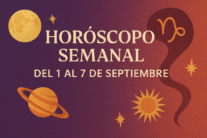 Horóscopo semanal del 1 al 7 de septiembre: Saturno retrógrado y la energía de los eclipses