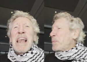 Roger Water expresó su repudio al presidente Javier Milei con un escupitajo: Mirá el video