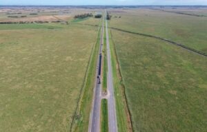 La Provincia avanza con la renovación de 11,5 km de la Ruta 63 entre Dolores y Tordillo