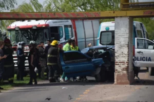 Conmoción en Olavarría por un accidente de tránsito que le quitó la vida a una madre y a su hija