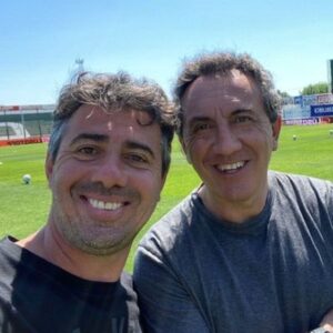 Selfie ganadora: la foto de Cowen y Messera tras la victoria en Junín que deja a Gimnasia con un pie en Primera
