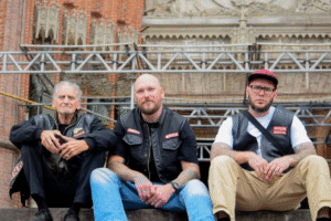 Mirá las fotos de los Hell’s Angels recorriendo la ciudad: visitaron bares, llenaron hoteles y fueron a la Catedral de La Plata