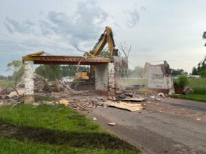 Olavarría: El municipio derribó el limitador de altura donde ocurrieron varios siniestros viales fatales