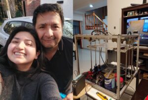 Una estudiante de UNSAM y su papá  crearon una bioimpresora 3D que es utilizada para medicina regenerativa