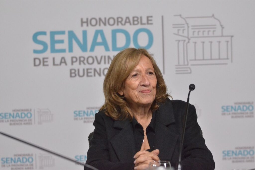Senador de Fuerza Patria, María Rosa Martínez.