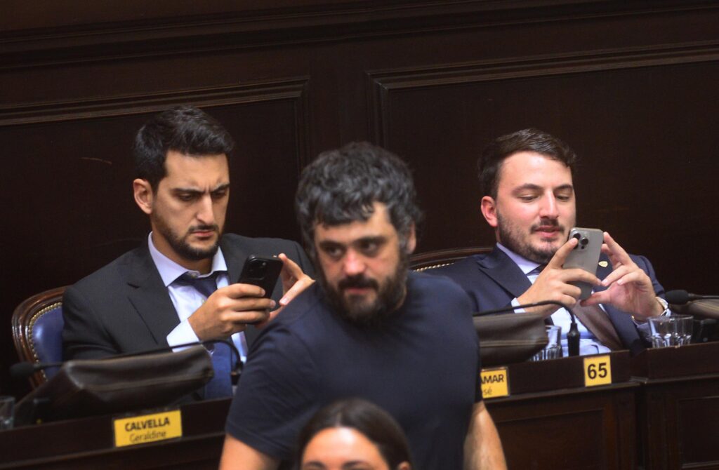 Diputado libertario Agustín Romo.