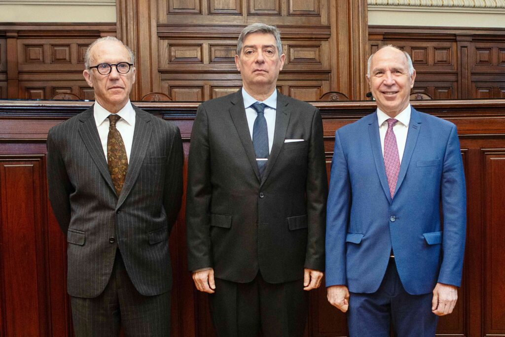 Horacio Rosatti, Carlos Rosenkrantz y Ricardo Lorenzetti, corte suprema de justicia