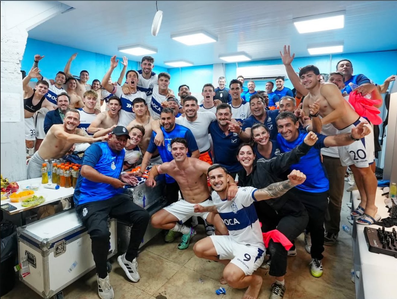 Photo: Infocielo Gimnasia defeats Estudiantes de Río Cuarto 2-1