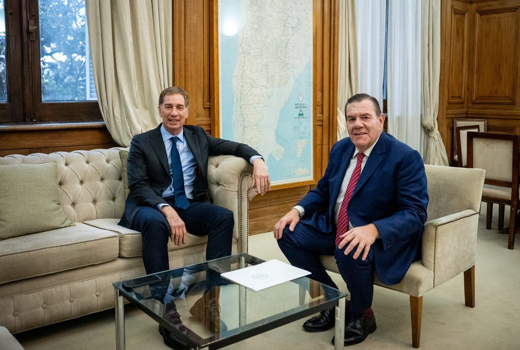 reunion de diego santilli y guillermo montenegro